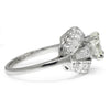 GIA Certified Vintage Round Diamond Ring in Platinum 3.07ctw