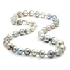 Baroque Tahitian Pearl Necklace with White Gold Diamond Clasp