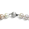 Baroque Tahitian Pearl Necklace with White Gold Diamond Clasp