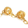 Golden South Sea Pearl Necklace with Diamonds Yellow Gold