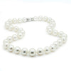 South Sea Pearl Graduated Necklace 10-14MM 18K White Gold 19"