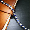 Sapphire Tennis Bracelet with Baguette Diamonds in Platinum 12.60ctw