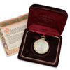 Vintage Bulova Solid 14K Gold Pocketwatch with Box/Paper