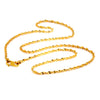 Solid 22Kt Yellow Gold Twist Chain 18.5" 2.25mm