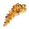 Multi-Gemstone Waterfall Pendant 14K Yellow Gold 15.00ctw