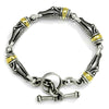 Kieselstein-Cord Multi-Alligator Bracelet 18K 925 7.75"