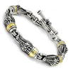 Kieselstein-Cord Multi-Alligator Bracelet 18K 925 7.75"