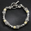 Kieselstein-Cord Multi-Alligator Bracelet 18K 925 7.75"