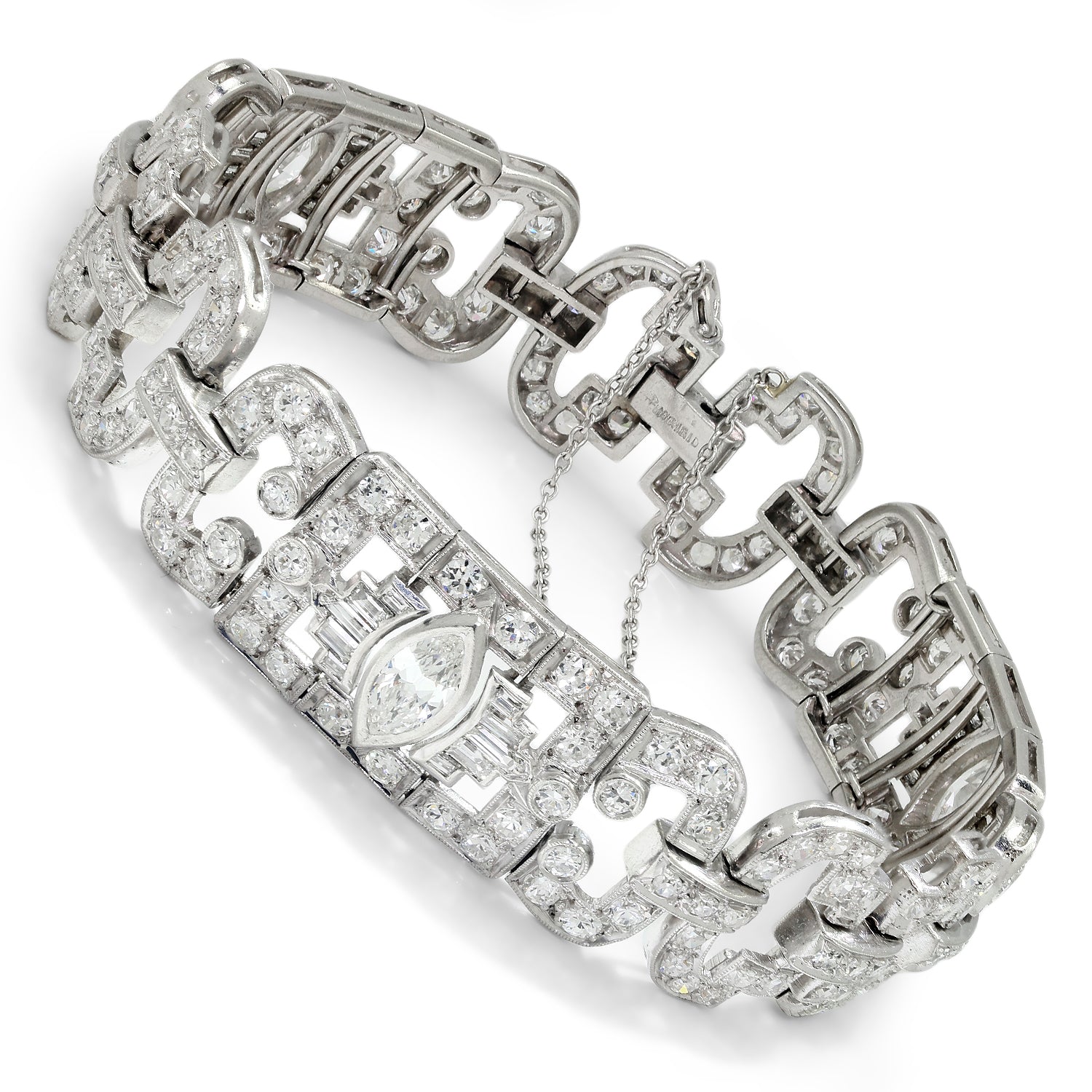 Spectacular Platinum Diamond Bracelet
